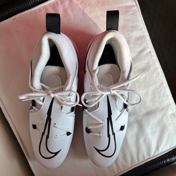 Nike Alpha Menace 4 Pro Football Cleats - Black & White - Men's 14 - New! - Picture 1 of 6